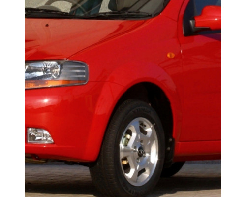Купить в Казани крыло переднее левое с отверстием в цвет кузова Chevrolet Aveo T200 седан. Цены, отзывы и фото на сайте bampera116.ru.