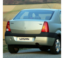 Бампер задний в цвет кузова Renault Logan 1 (2004-2009) дорестайлинг
